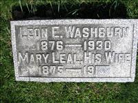 Washburn, Leon E. and Mary (Leal)